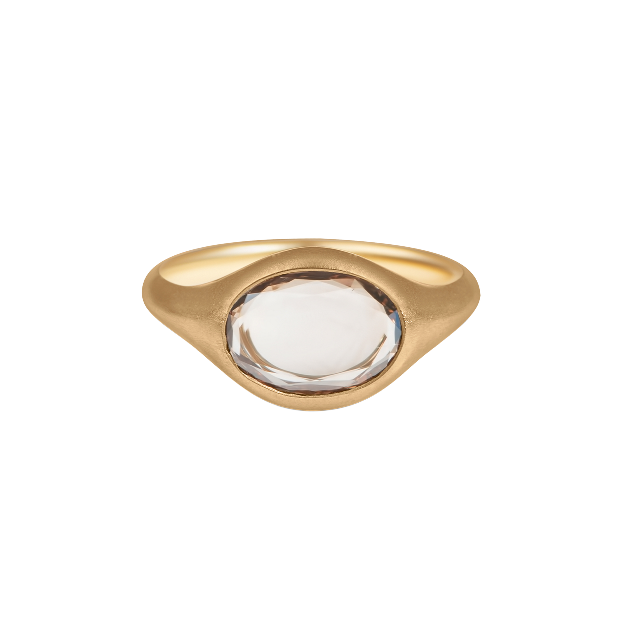 Brown portrait cut in bronze