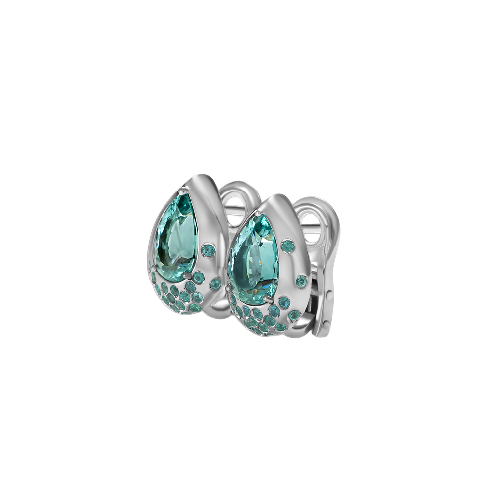 Timeless paraiba earring