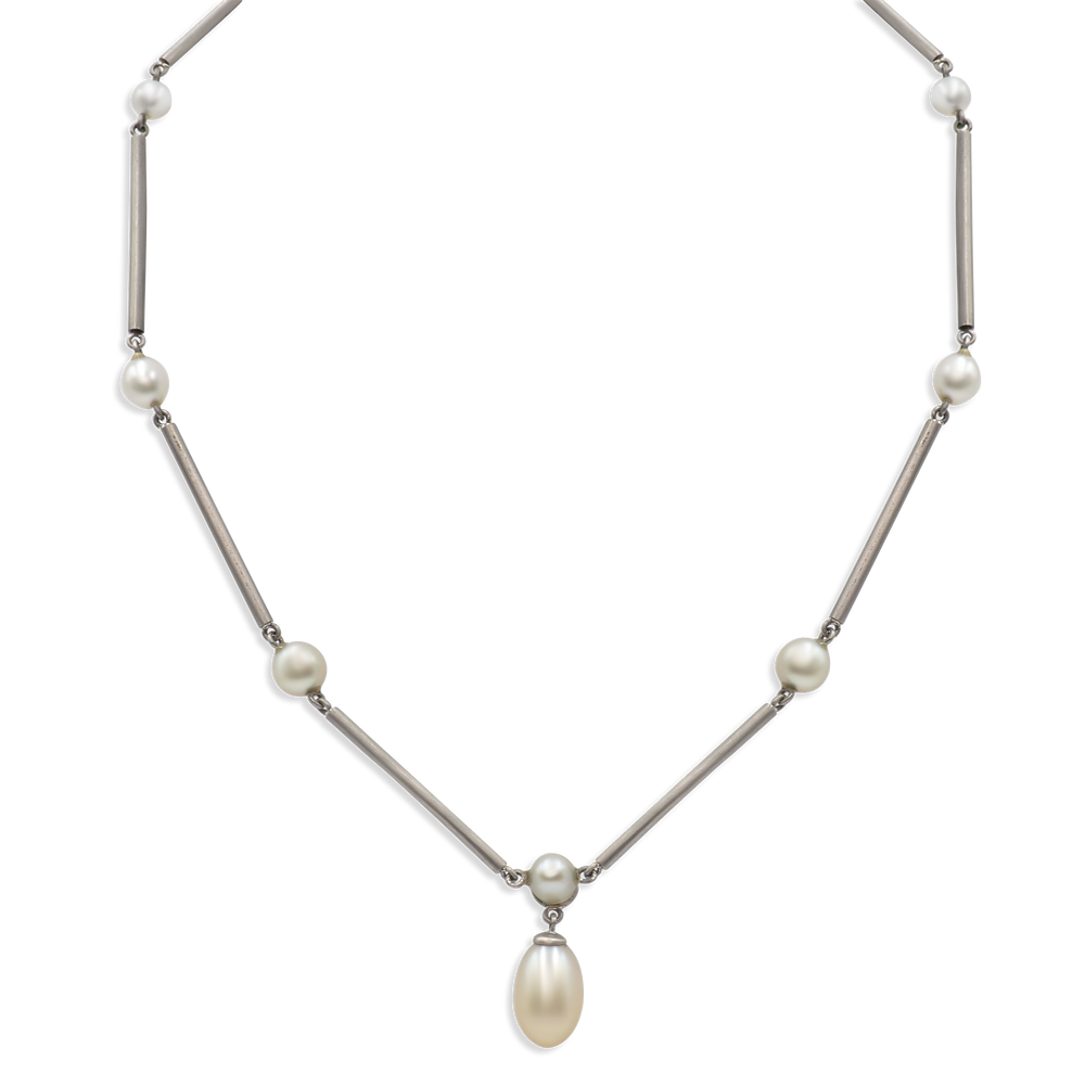 Titanium Pearl Choker