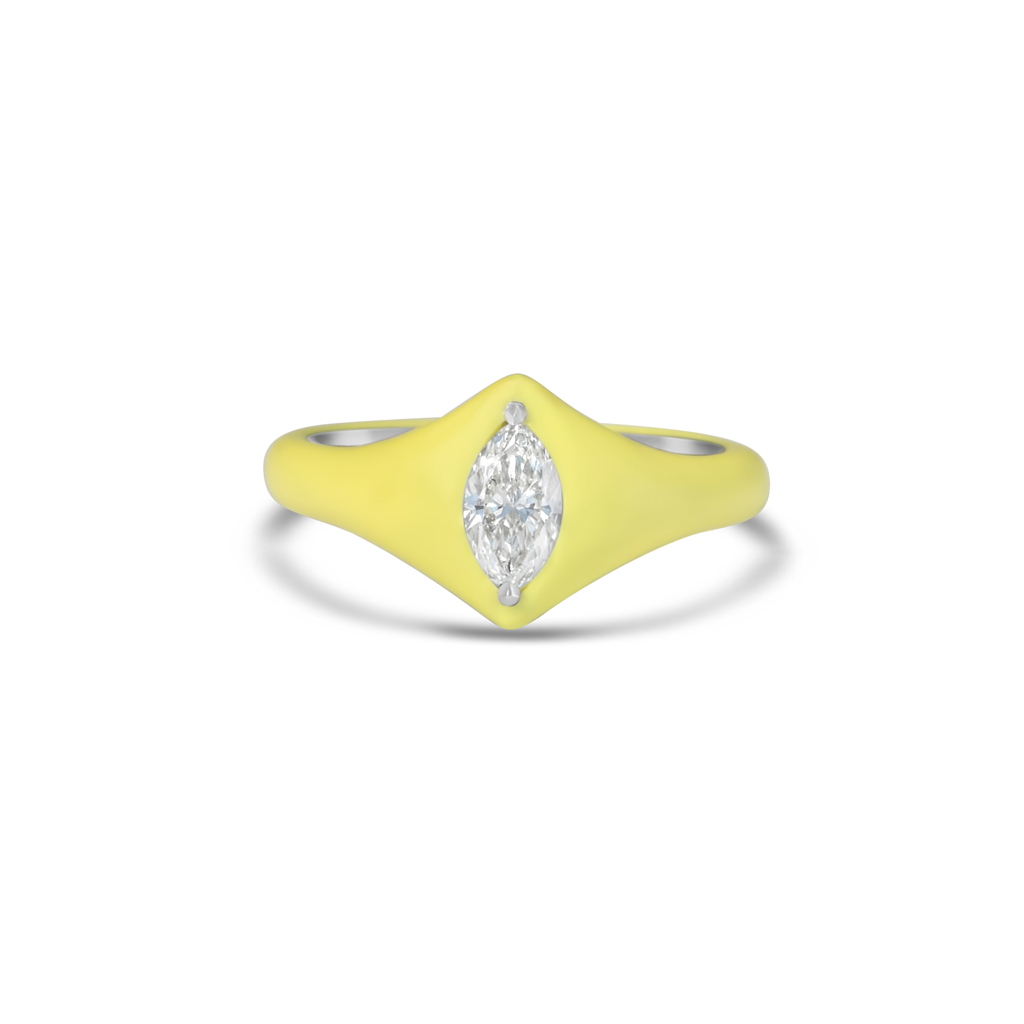 Spring marquise in light yellow