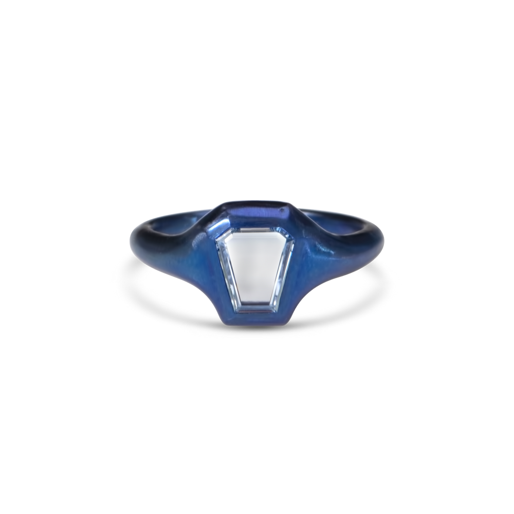 Heroes ring blue shield