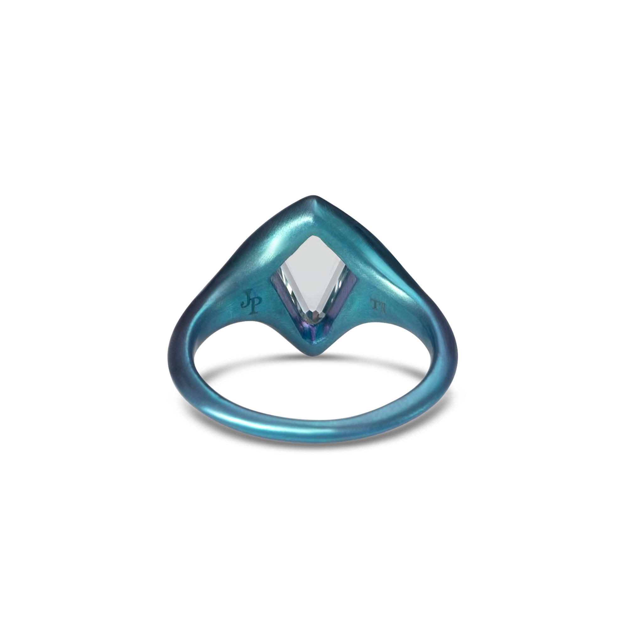 Titanium heroes ring blue shield