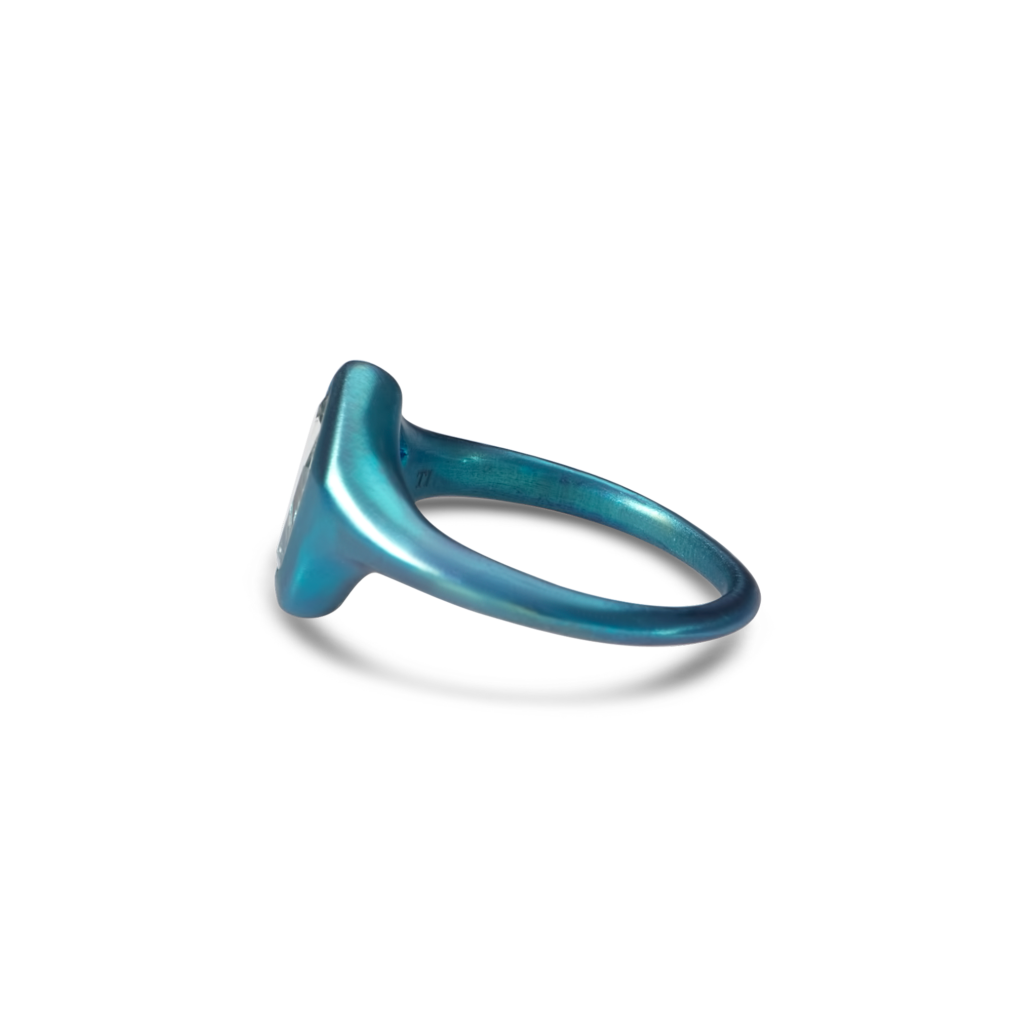 Titanium heroes ring blue shield